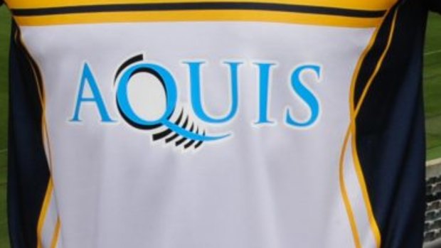 Name on the shirt: Aquis has been announced as the major sponsor for the Brumbies.