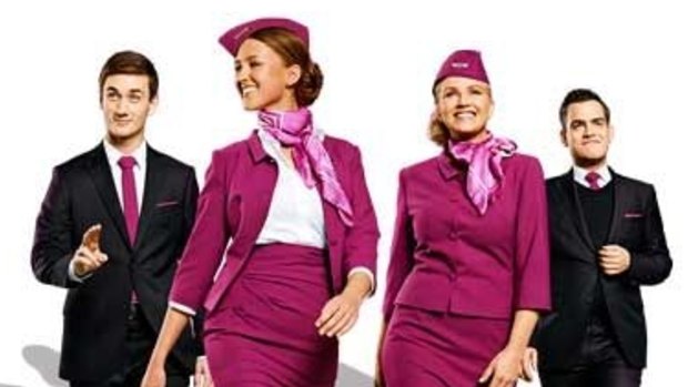 Wow Air crew.