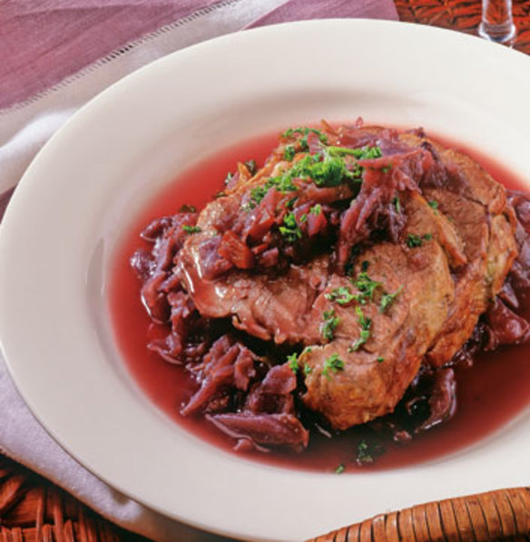 Pork and cabbage casserole.