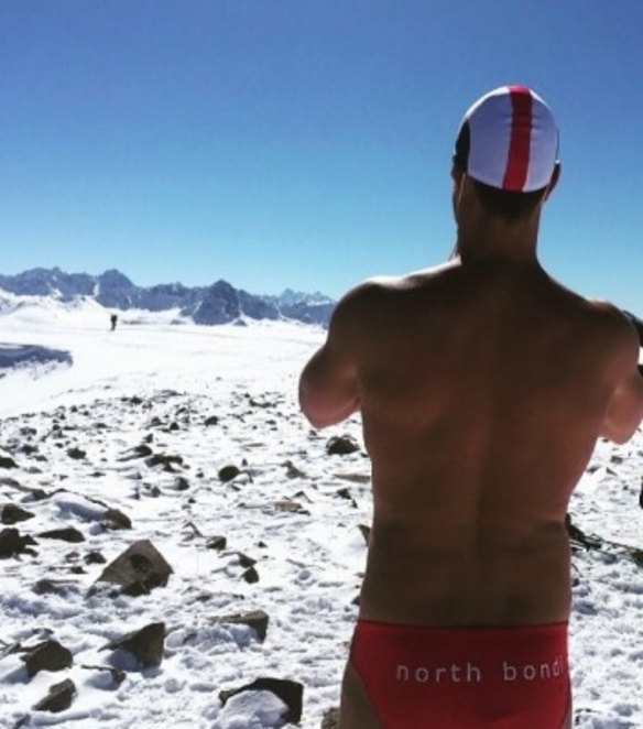 A little under-dressed for the weather.