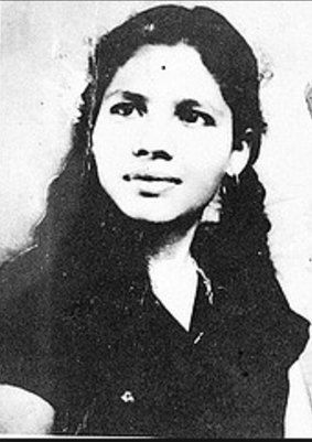 Aruna Shanbaug in a photo submitted as part of her CV.