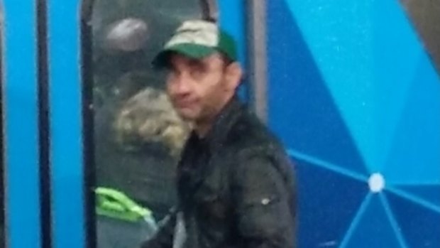 An image of the man police wish to speak to in relation to the incident at the Clifton Hill train station. 