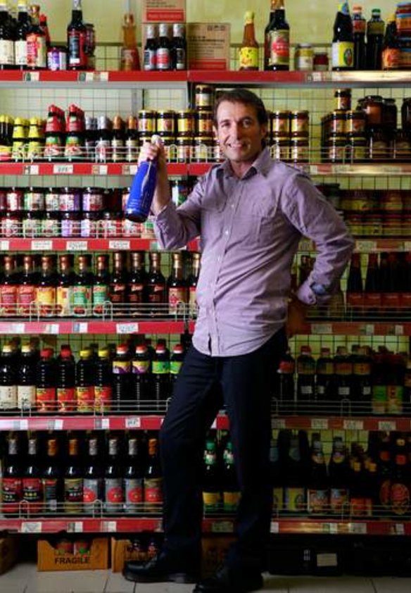 Allan Campion at Minh Phat Asian grocery shop in Abbotsford, Melbourne.