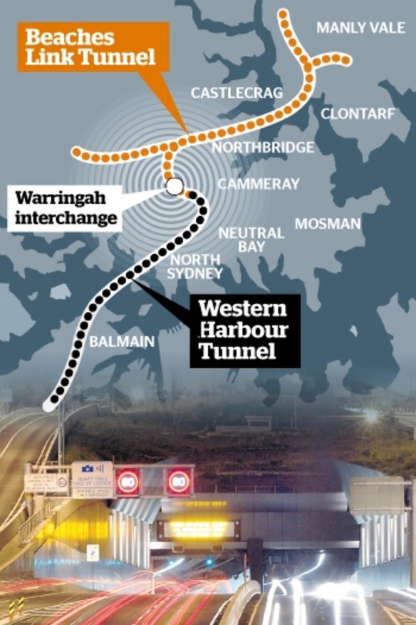 The Beaches Link Tunnel.