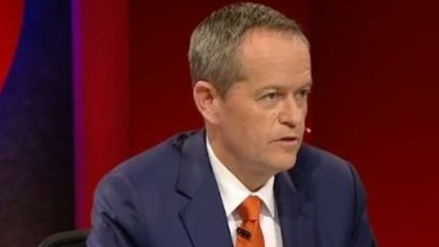 Bill Shorten on Q&A