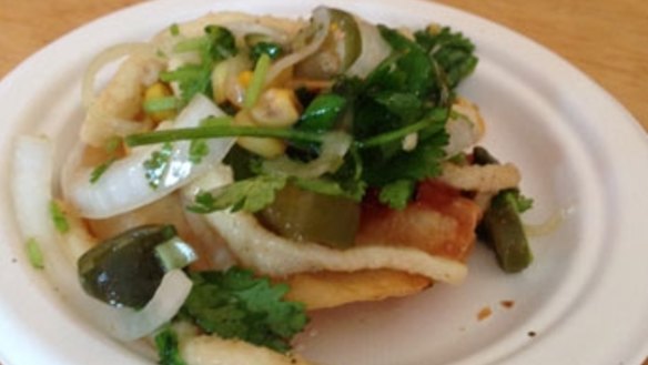 El Publico's cuttlefish tostada