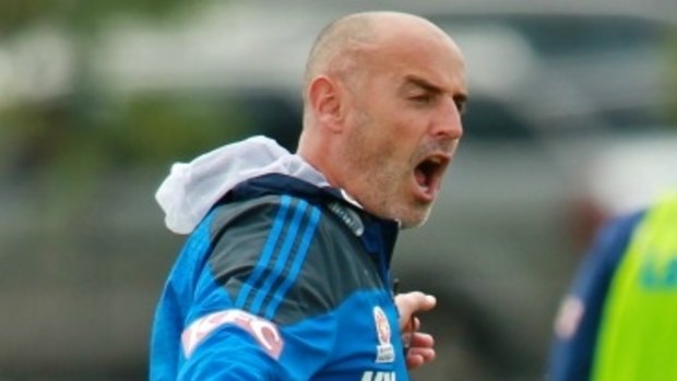 Edgy: Melbourne Victory coach Kevin Muscat.