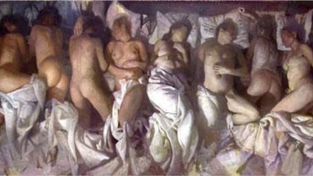 Sleep, by the American artist Vincent Desiderio.