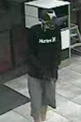 A CCTV image of the man police want to speak to.