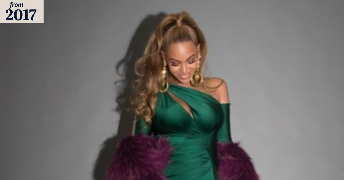 Take a moment to revel at Beyoncé's first red carpet outfit since ...