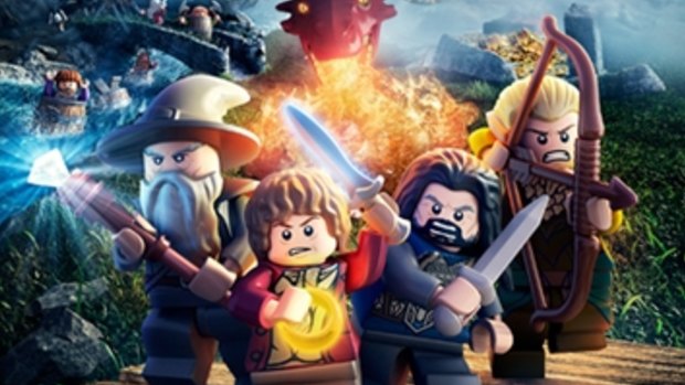 A Lego set linked to the movie of The Hobbit.