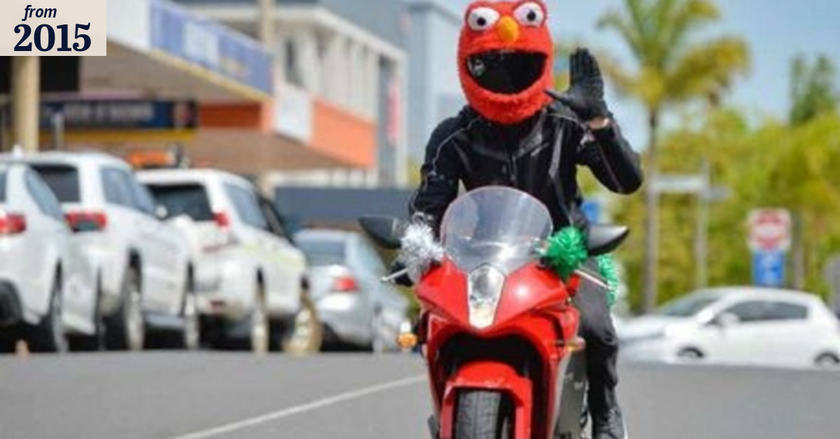 'Elmo' turns easy rider in Gladstone