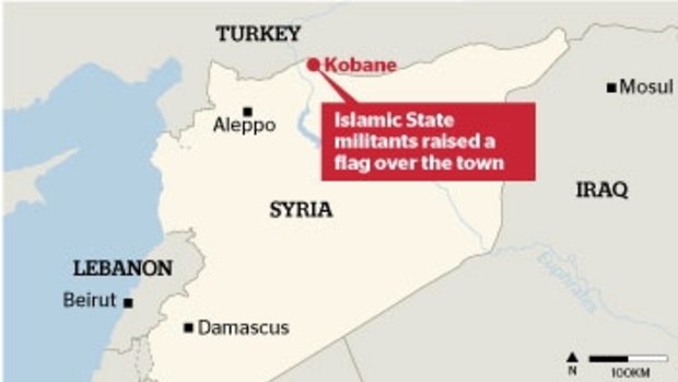 Fighting has intensified in Kobane.