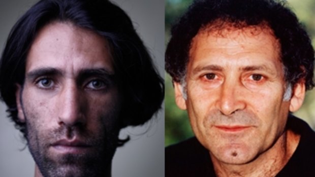 Behrouz Boochani, left, and Arnold Zable.