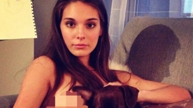 Caitlin Stasey posted a topless picture of herself on Instagram last year when the #freethenipple hashtag was trending.