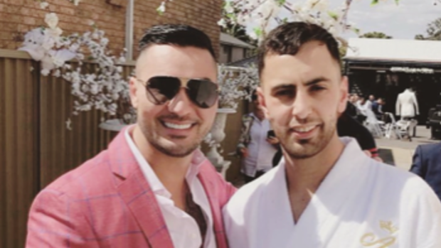 Salim Mehajer and Ahmed Jaghbir, who was recently named director and secretary of the Mehajer wedding business venture. 