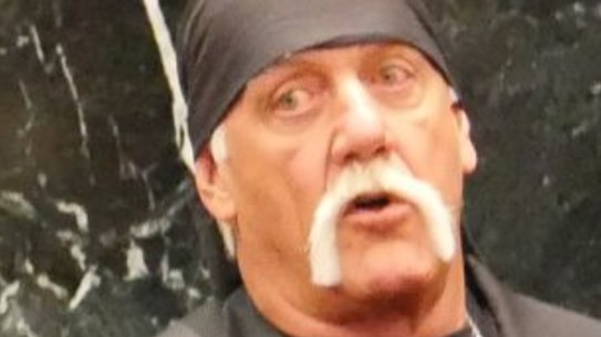 Hulk Hogan giving testimony during the trial. 