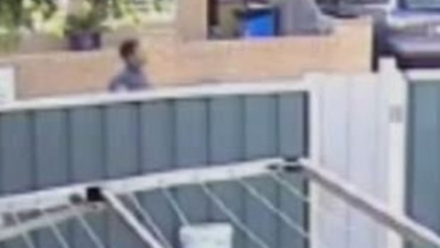 CCTV footage of the man police want to speak with over the sexual assault of a teenager in her home.