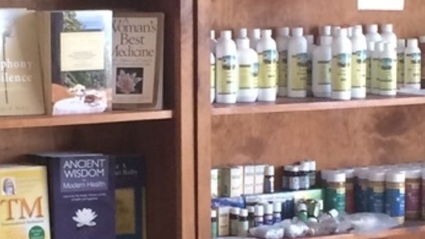 Ayurvedic medicine sold at the Maharashi school in Reservoir.