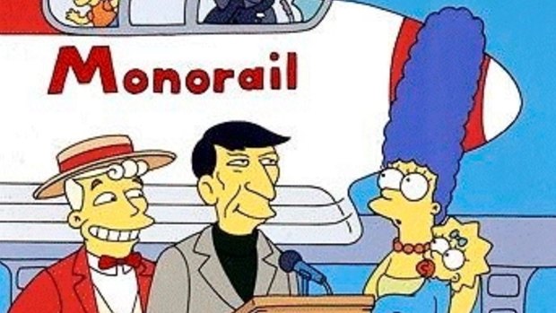 Some want the stations named after The Simpsons' Marge vs. the Monorail episode. 