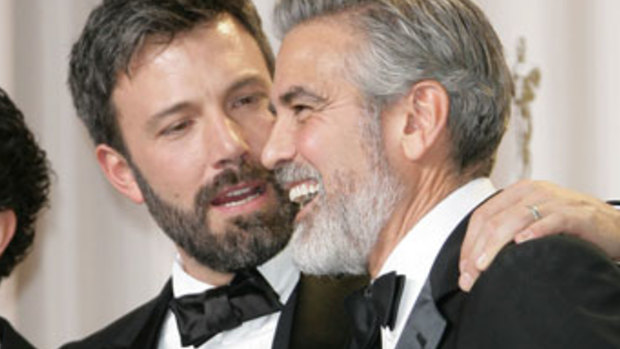 Ben Affleck and George Clooney know that beards are 'in'.