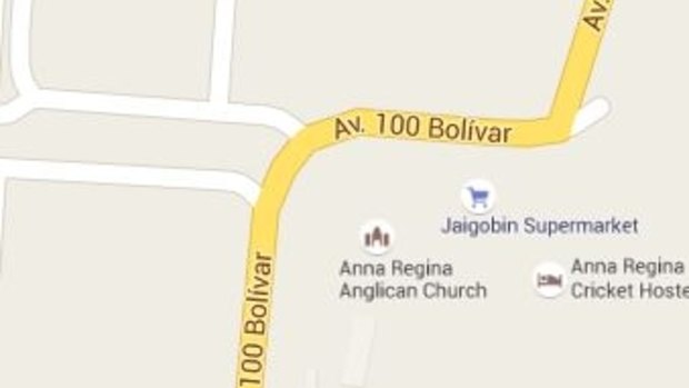 A road in the disputed territory called "Anna Regina Public Road" by Guyana, stands out for its connection to Venezuela on Google Maps.