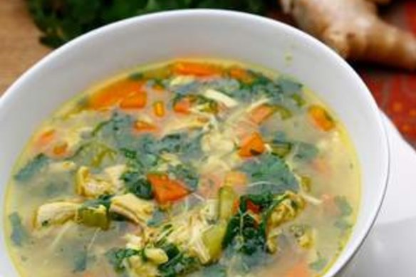 Cold-busting chicken soup.
