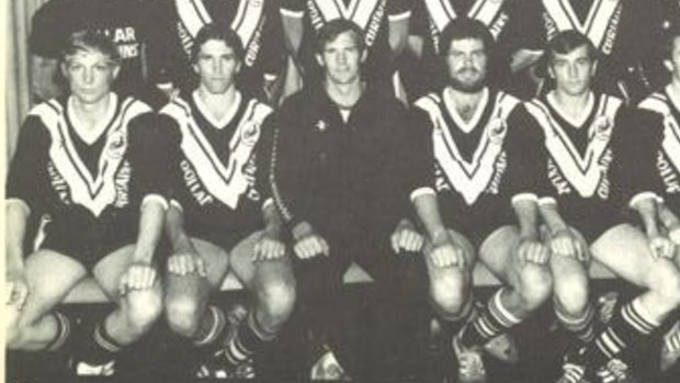 Wayne Bennett with the 1979 Brisbane Souths team