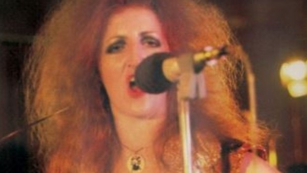 Carol Lloyd performs with Railroad Gin in 1974.