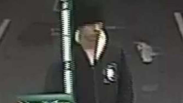 CCTV footage of a man wanted in relation to an armed robbery and an attempted armed robbery on Brisbane's Southside.