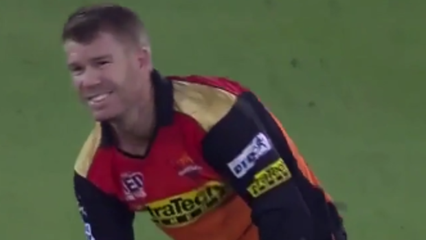 Top: David Warner's Sunrisers Hyderabad are top of the IPL after disposing of Ricky Ponting's Mumbai Indians.