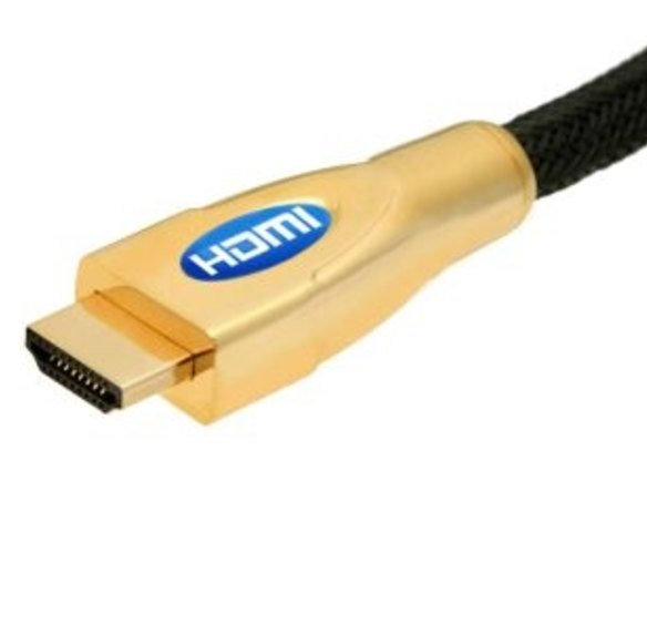 A 24-carat gold HDMI cables