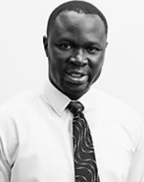 South Sudanese lawyer Maker Mayek.