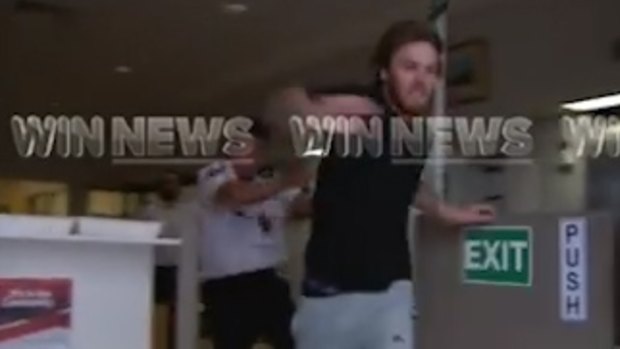 A Sunshine Coast camera operator caught a 23-year-old man escaping from court.
