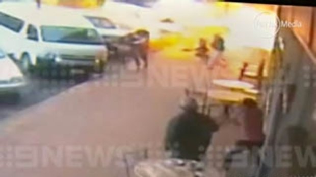 Fire explodes at the Serves You Right cafe in Ravenshoe.