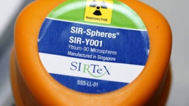 Sirtex's SIR-Spheres Y-90 resin microspheres technology used in helping treat liver cancer.