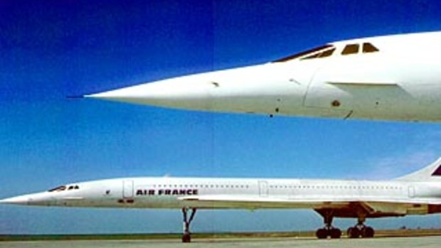 Supersonic plane: The Concorde coudl travel speeds of up to 2100km/h.