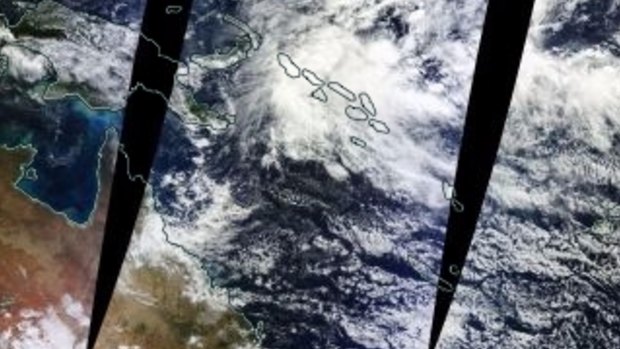 Deep low over the Solomon Islands may develop into a cyclone.