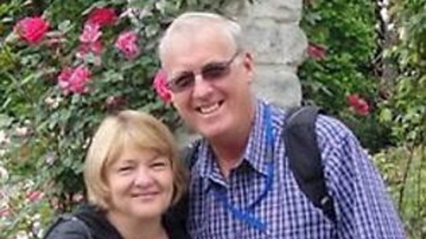 Mary and Rodney Burrows, who were on board the missing MH370.


