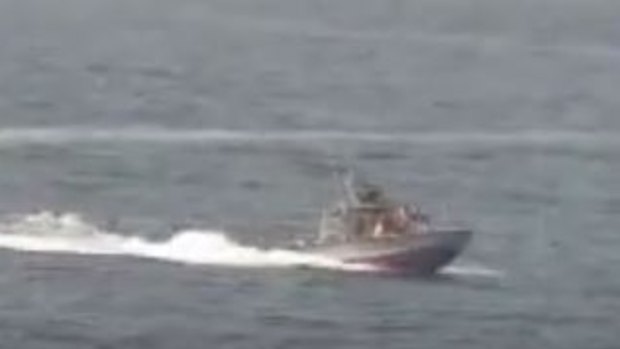 Iranian patrol boats