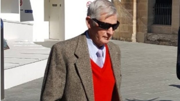 Unforgiven: Disgraced former Edmund Rice College teacher Brother John Roberts during a previous court appearance. He was jailed for at least six years on Friday.