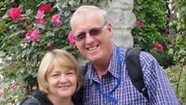 Mary and Rodney Burrows, who were on board the missing MH370.


