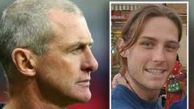 Phil Walsh and his son, Cy Walsh.