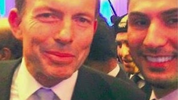 Tony Abbott and Salim Mehajer.