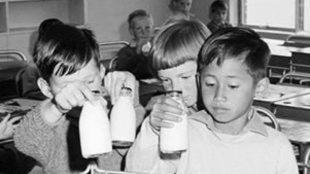The 1970s school milk program