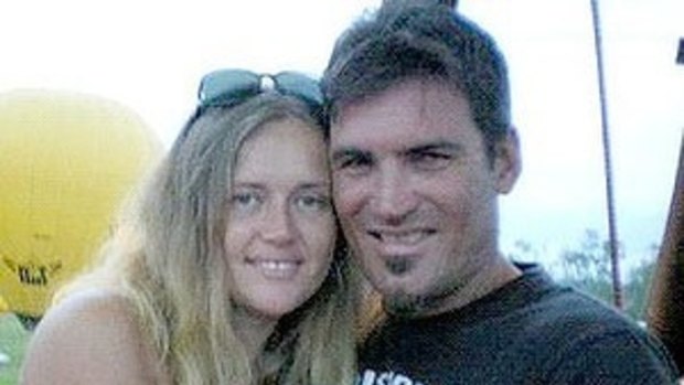 Cindy Masonwells, 33, with her partner Scott Maitland, 35.