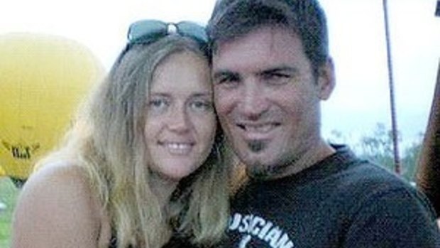 Slain couple Cindy Masonwells, 33, with her partner Scott Maitland, 35.