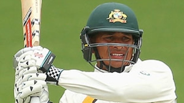 Role model: Usman Khawaja, Australia's first Muslim Test player.