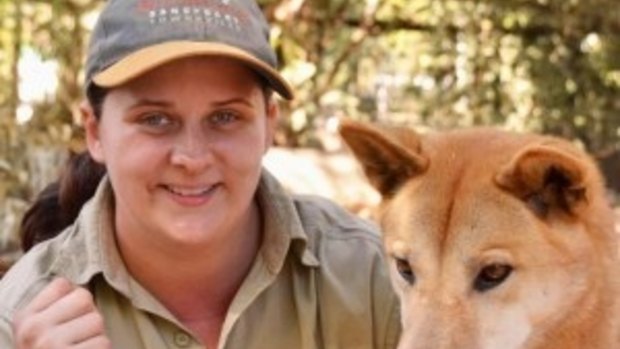 Renee Robertson had been training to feed crocodiles when she was attacked.