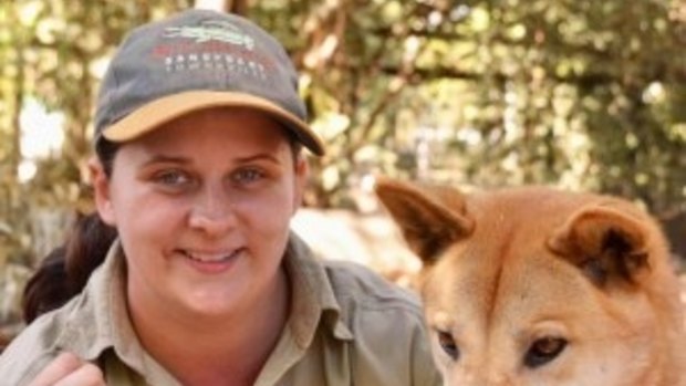 Renee Robertson had been training to feed crocodiles when she was attacked.